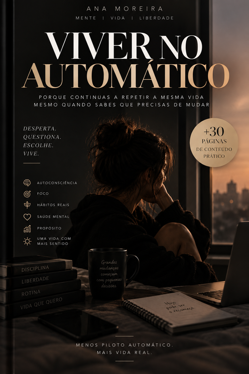 Desperta do Automático: Guia para Transformar a Tua Vida - Lunaris Store